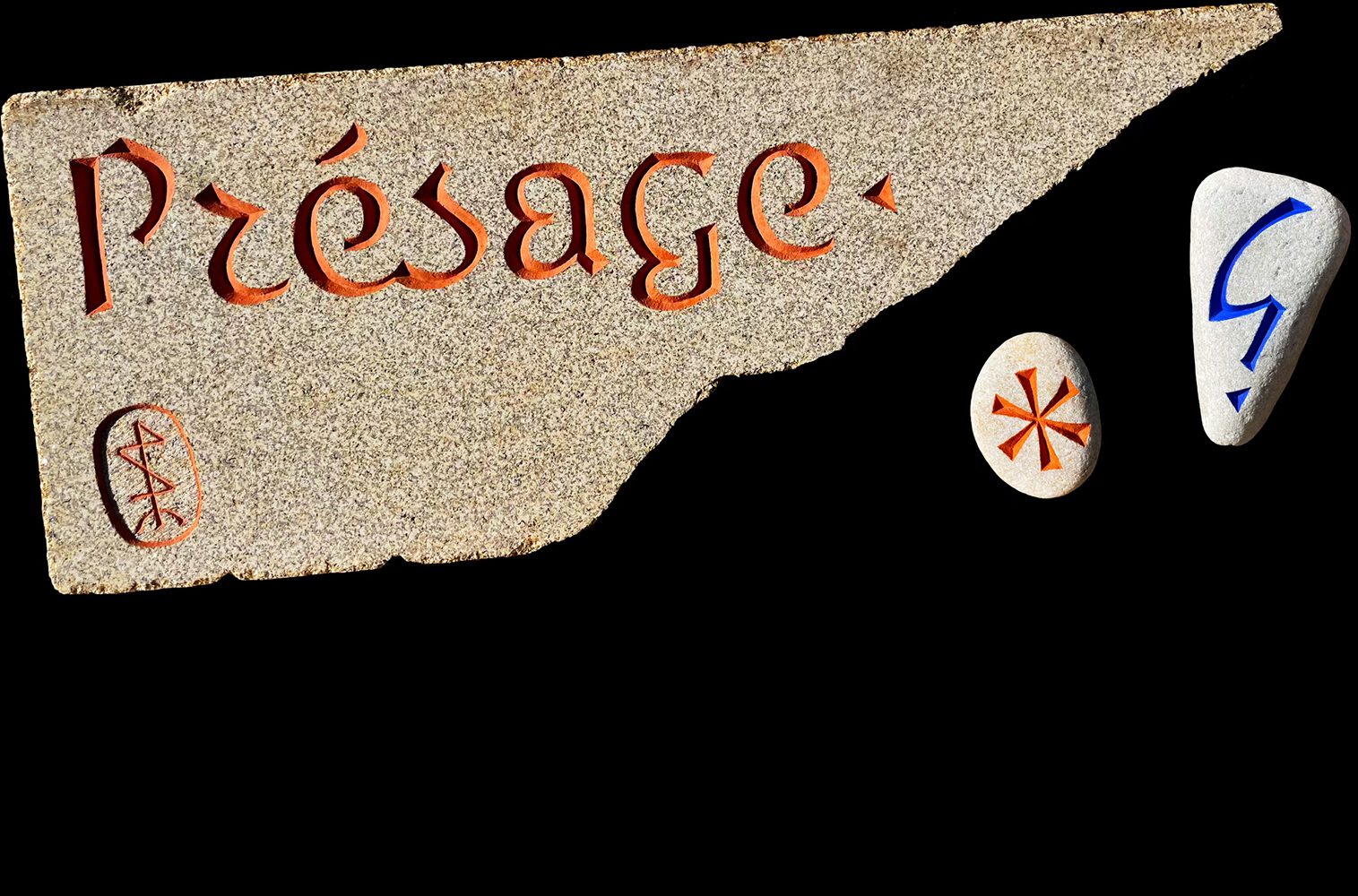 Présage - un caractère typographique né de la gravure lapidaire